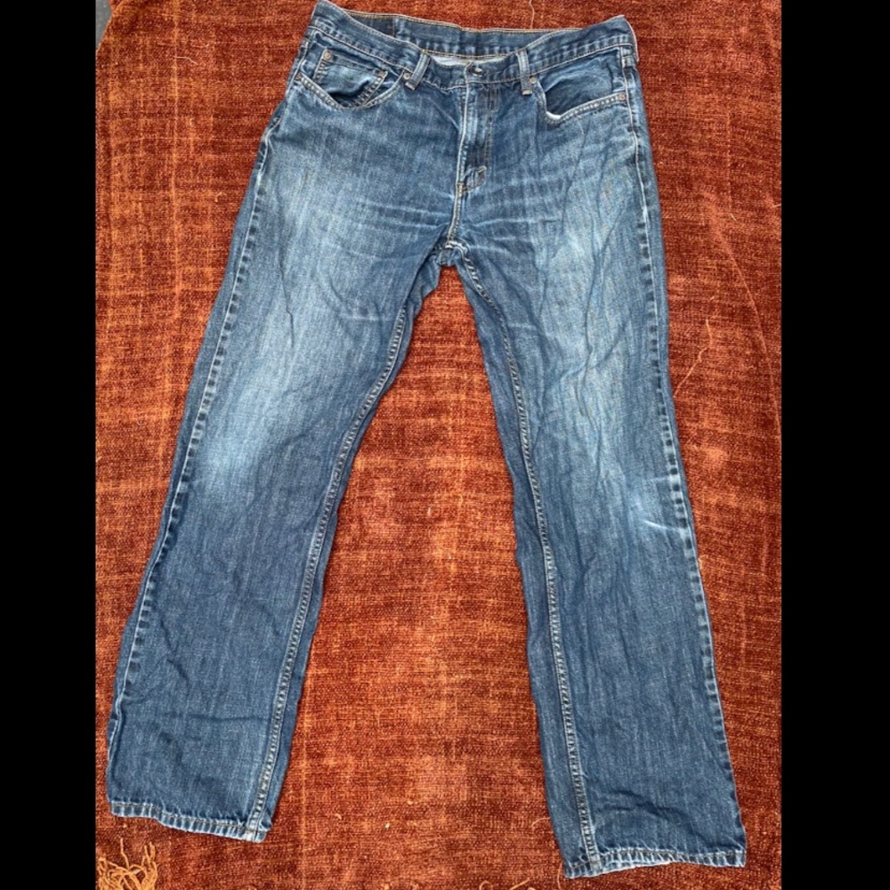 Levi’ Strauss & co. denim blue jeans.